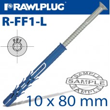 NYL FRAME FIXING ZP + CSK SCREW 9.8MMX80MM X6 -BAG